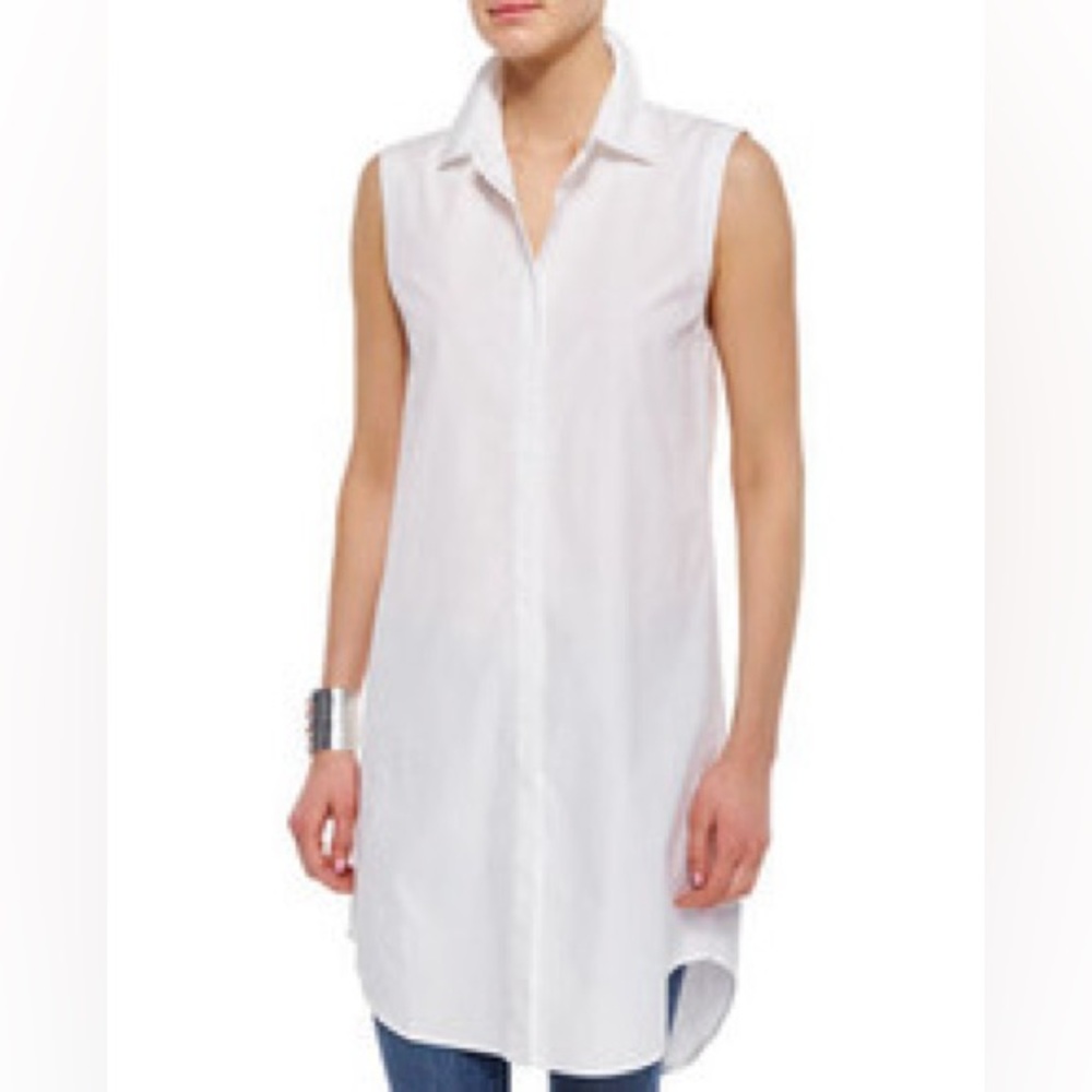 EILEEN FISHER PROJECT SLEEVELESS WHITE SHORT DRESS XL